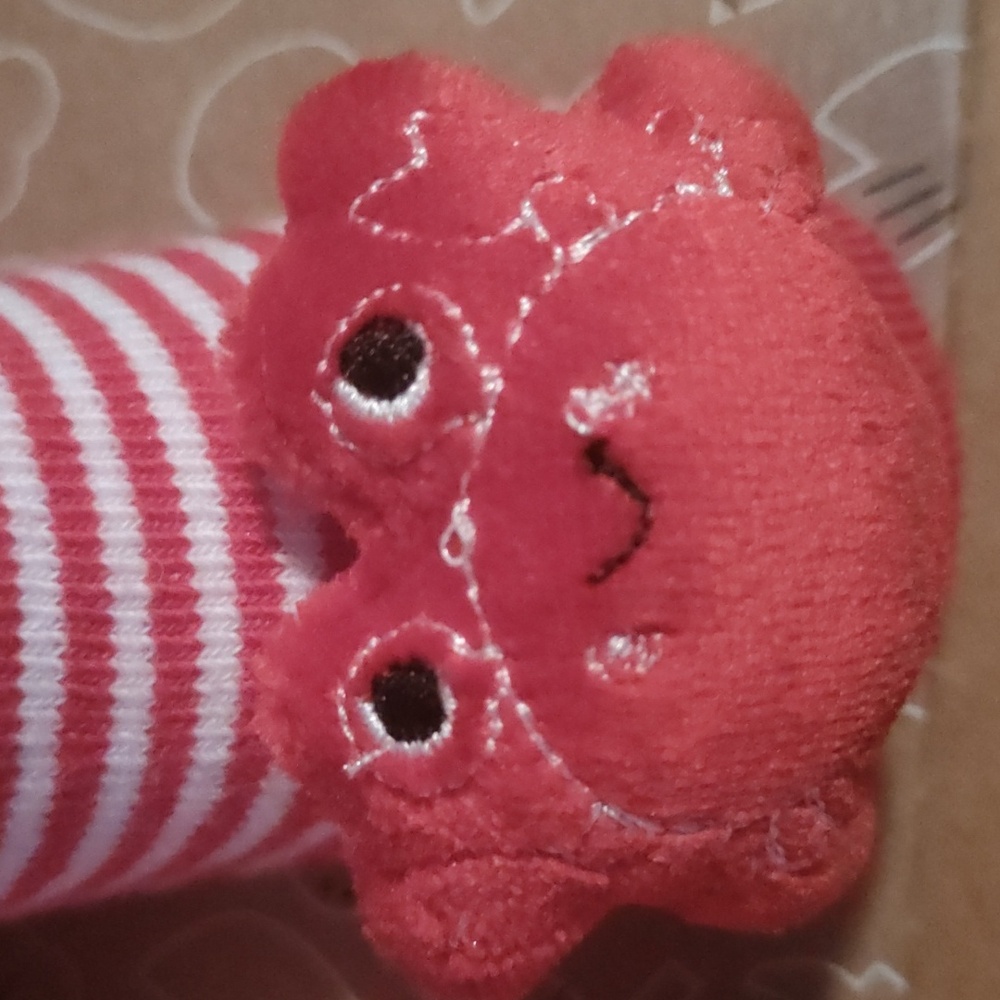 Baby Hat And Rattle Socks - Picture 2 of 3